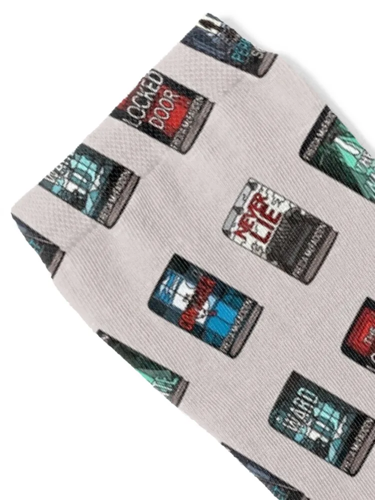 Freida McFadden books Socks sport funny sock designer cartoon Socks Women Men's