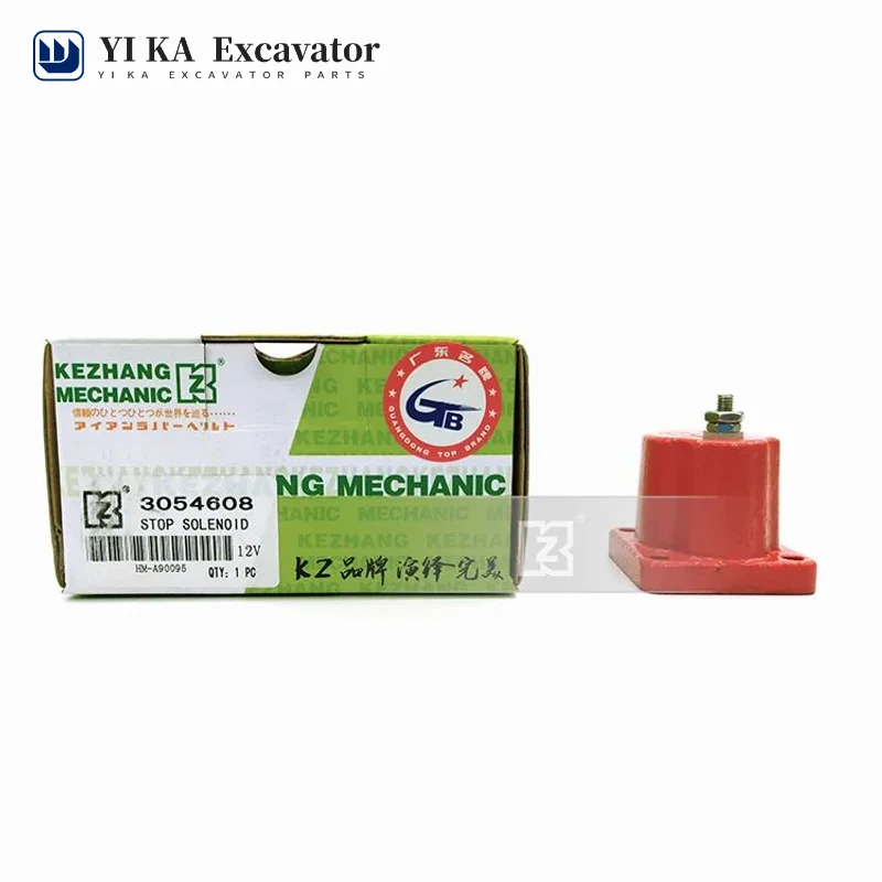 For Cummins QSM11/QSX15 Modern Rotary Excavator Single Column Extinguishing and Oil Shutoff Valve (12V) 3054608 Excavator