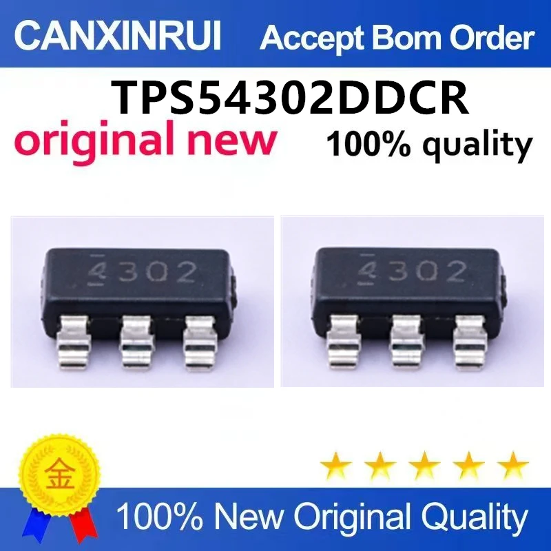 (5-100pieces)Original genuine patch TPS54302DDCR SOT-23-6 synchronous buck converter chip