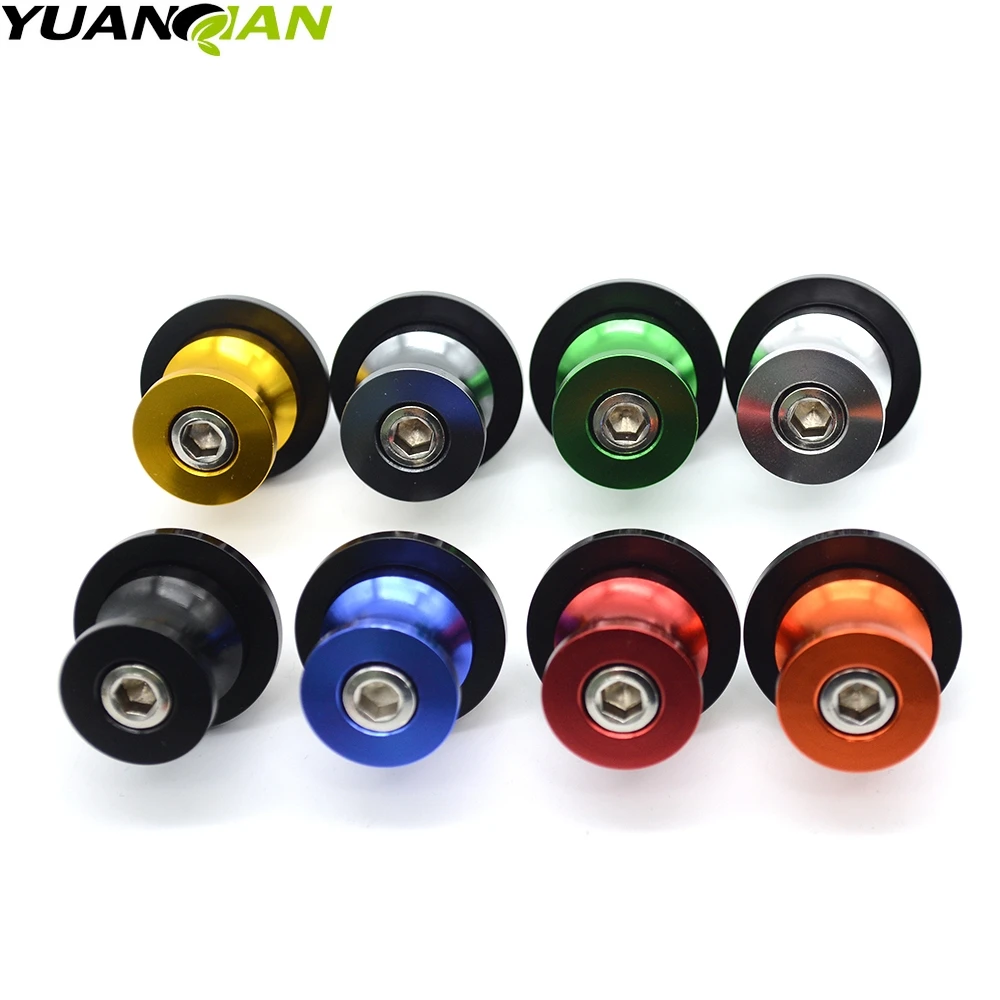 قطع غيار الدراجات النارية من الألومنيوم باستخدام الحاسب الآلي لـ Kawasaki Ninja 250R بكرات المتزلجون Swingarm لـ Kawasaki Ninja 250R 2008 2009 2010 2011 #6