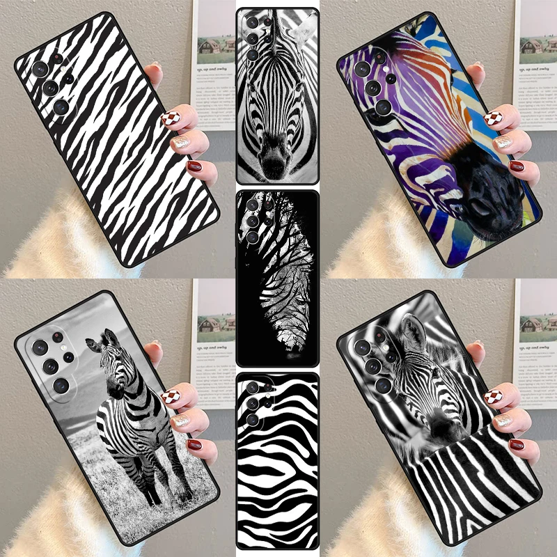 

Чехол для телефона Zebra Animal Wildlife African Nature для Samsung Galaxy S25 S23 S30 S21 S20 FE S24 S22 Ultra Note 10 20 Plus Cover
