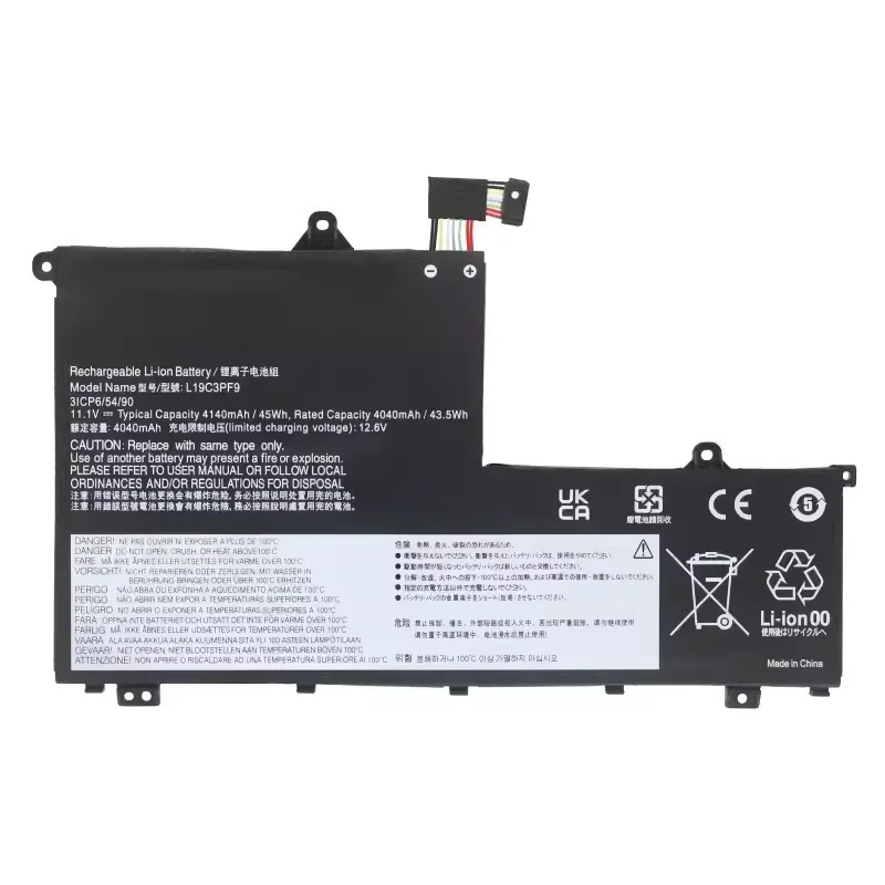 

L19C3PF9 l19m3pf9 l19m3pf1 laptop battery for Lenovo 14-m5 20rv 14-iil 20sl 15-m5 20rw 15-iil Zhaoyang K4e-IML