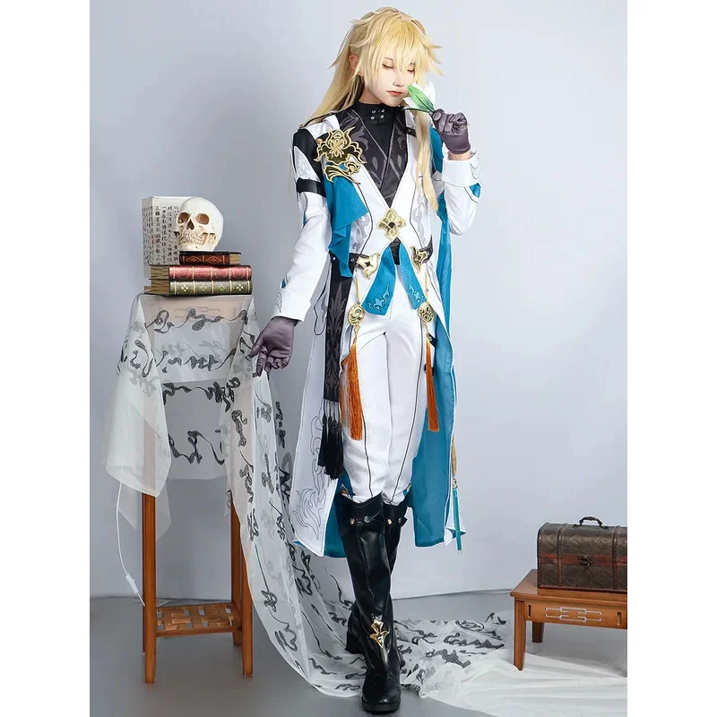 

2025 yiyiLuocha Cosplay Honkai Star Rail Costume Collar Chest Accessories Headwear Bracelet Full Set Game Carnival Party Cos