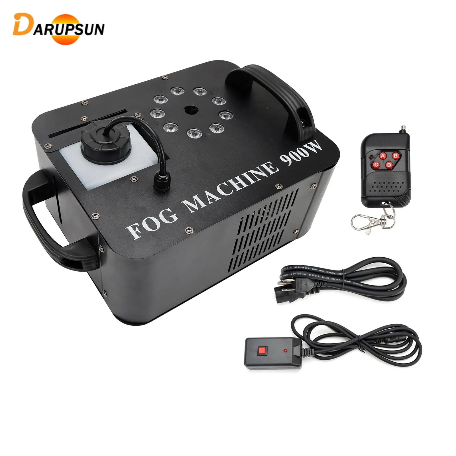 

DARUPSUN 900W RGB LED Light Smoke Fog Machine Stage Fogger DJ Spray Smoke Effect