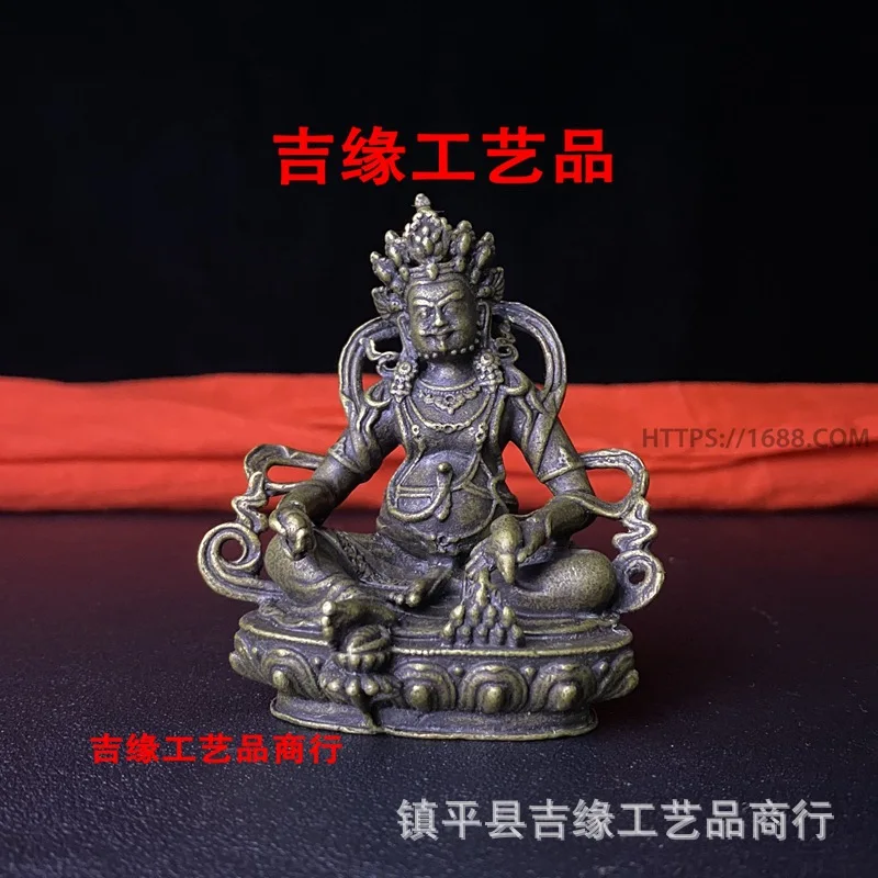 Tibetan Brazen Buddha Decoration Nepal Bronze Statue Mini Decoration Antique Manshu Padmasambhava Sakyamuni Buddha