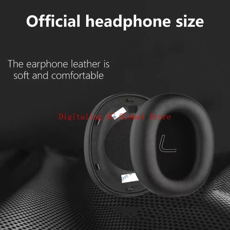 LS880NB WH950NB 헤드폰 용 2 개의 단백질 가죽 귀 쿠션 팩