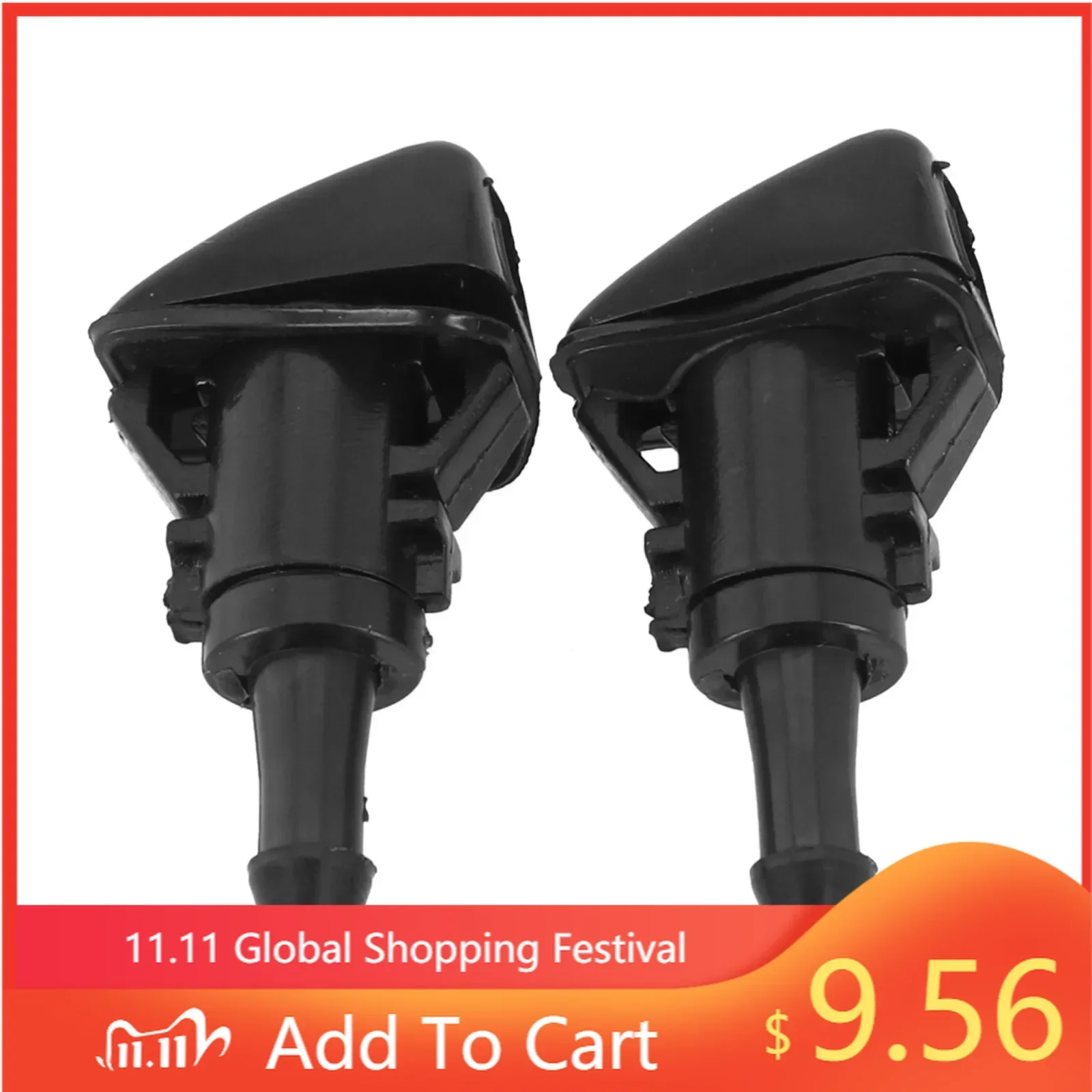 Practical Washer Nozzle Windshield Parts 2pcs/set 98630-3J000 Auto Parts Car Accessories Kit Plastic Replacement