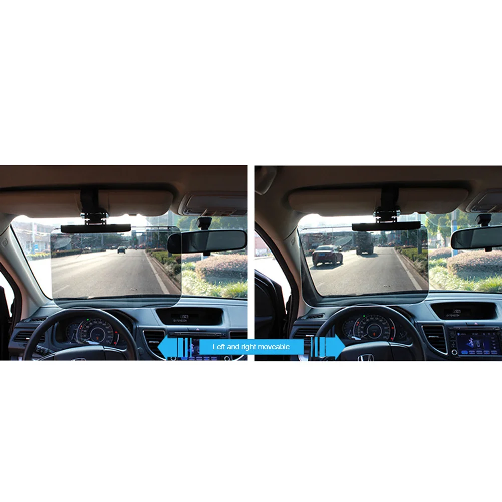 

Car Anti-Glare Windshield Big Size Black Tinted Uv Sun Block Visor Increase Driving Any Car Truck Rv
