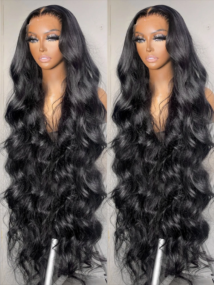 250 Density 30 40 Inch 13x6 Transparent HD Lace Frontal Body Wave Wigs Human Hair Remy 13x4 Lace Front Wig For Black Women