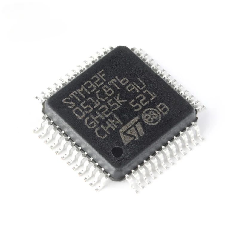 Original genuine STM32F051C8T6 LQFP-48 ARM Cortex-M0 32-bit microcontroller MCU