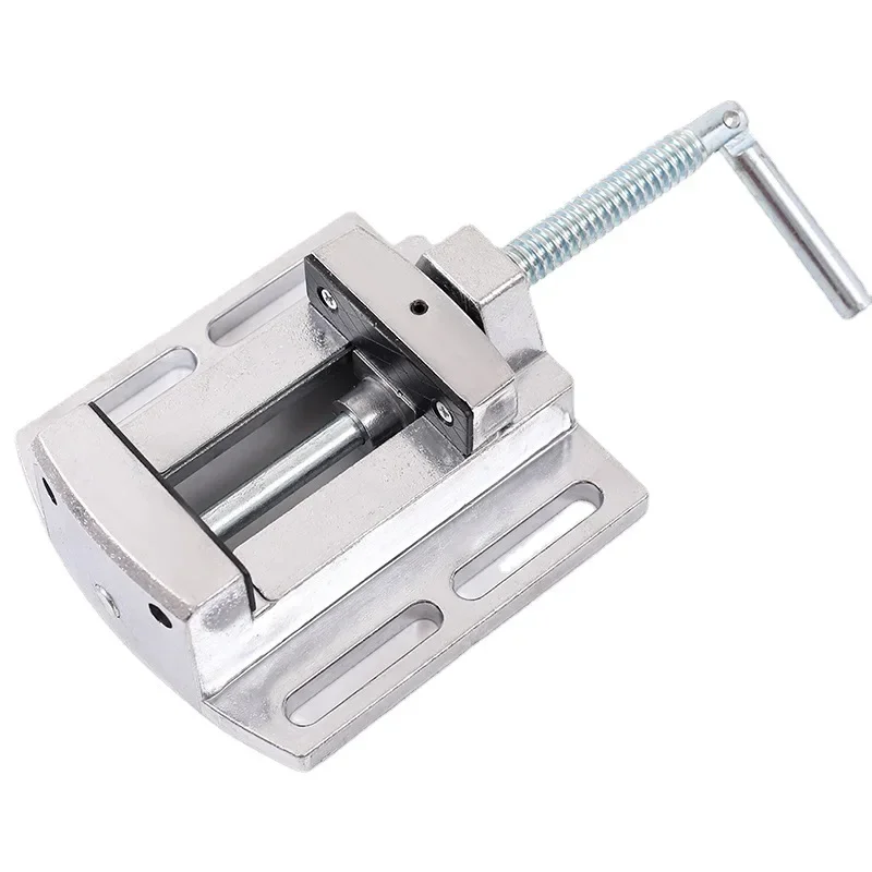 2.5In Flat-nose Pliers Double Track Clamping Bench Vise Woodworking Fixed Clip Double Track Precision Clamping Hardware Parts