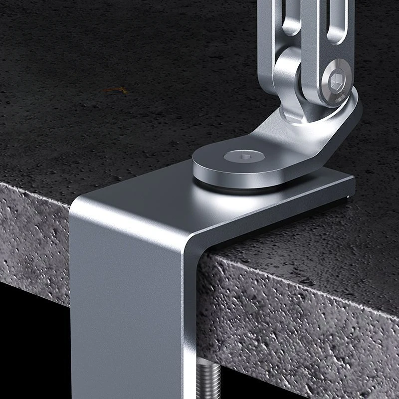Portable Monitor Holder  Aluminum Alloy Folding Arm Magnetic Construction 14 15.6 17.3 Inch Monitor Mount