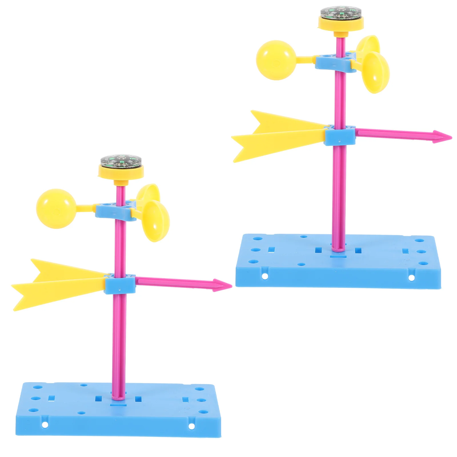 

2Pcs Wind Vane Plaything Assemble Kids Science Educational Experiment Kit DIY Educational Project
