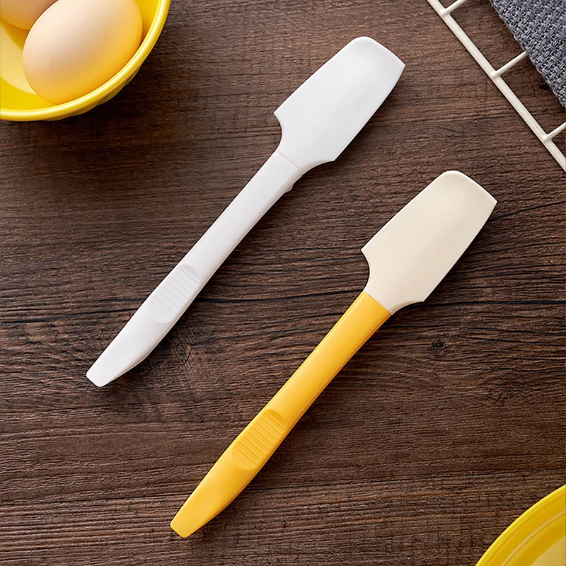 ซิลิโคนครีม Baking Scraper Non Stick Butter Spatula ช็อกโกแลตนุ่มนวลขวดด้านล่างครัว Pastry Tools Scraper