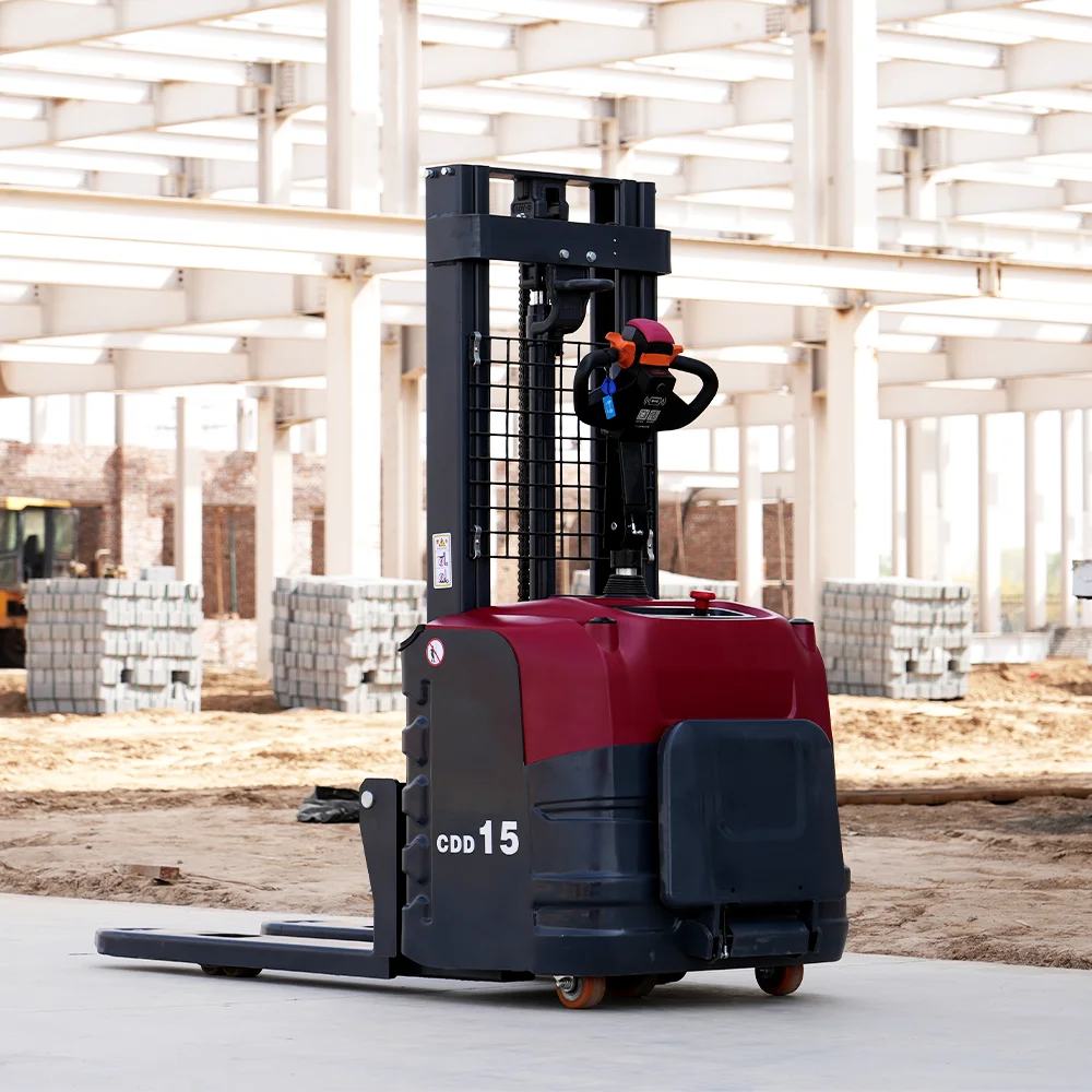 

YG High Energy Saving Battery Stacker 1500kg 2000kg 3m Lift Height Electric Stacker With AC Motor