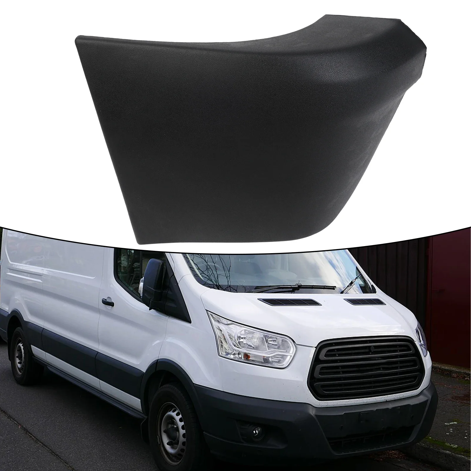 Left Side Rear Bumper Corner End Cap for For FORD For TRANSIT For CONNECT 2002-2012 Designed to Match Factory Fit and Finish
