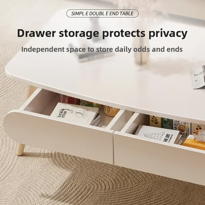 โต๊ะกาแฟห้องนั่งเล่นเรียบง่ายสำหรับอพาร์ทเมนต์ขนาดเล็ก วางข้างโซฟา ห้องนอนเล็กๆ โต๊ะนั่งเล่นขนาดเล็ก โต๊ะน้ำชา