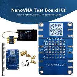 NanoVNA Testboard Kit VNA Test Demo Board Durable Accurate Network Analysis Test Board Demo Board Tool Spare Parts