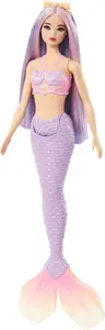 Muñecas originales de Mermaid Merma Pink Fantasy Ocean Princess Accesorios para la diadema de cabello Juguetes para niñas Cosco de pescado lavanda 10 mejores juguetes Barbie de ventas - №1