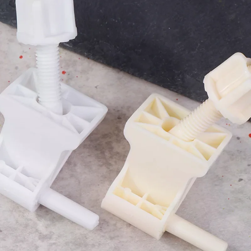 Toilet S-eat Hinge Replacement Kit Plastic Toilet Lid Accessories Fixed Screws Nut Toilet Cover Hinges For Most Toilet Seats