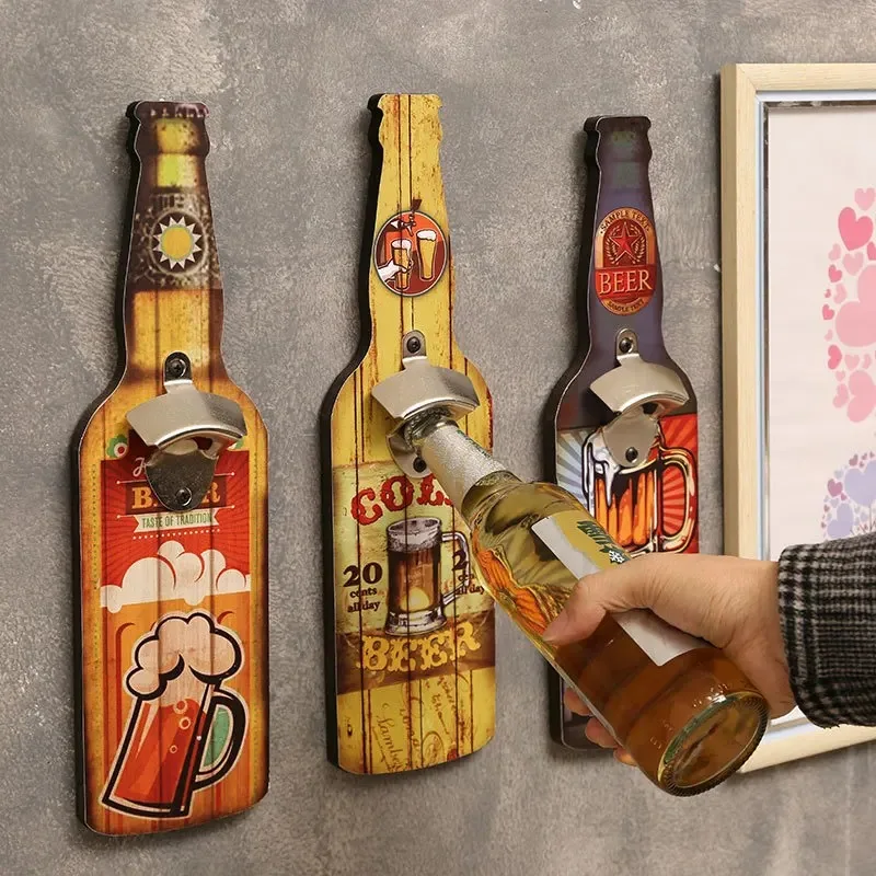 Bottle Opener Family Restaurant Wall Decoration Restaurant Bar and Grill Wall Decoration Personality Bottle Opener
