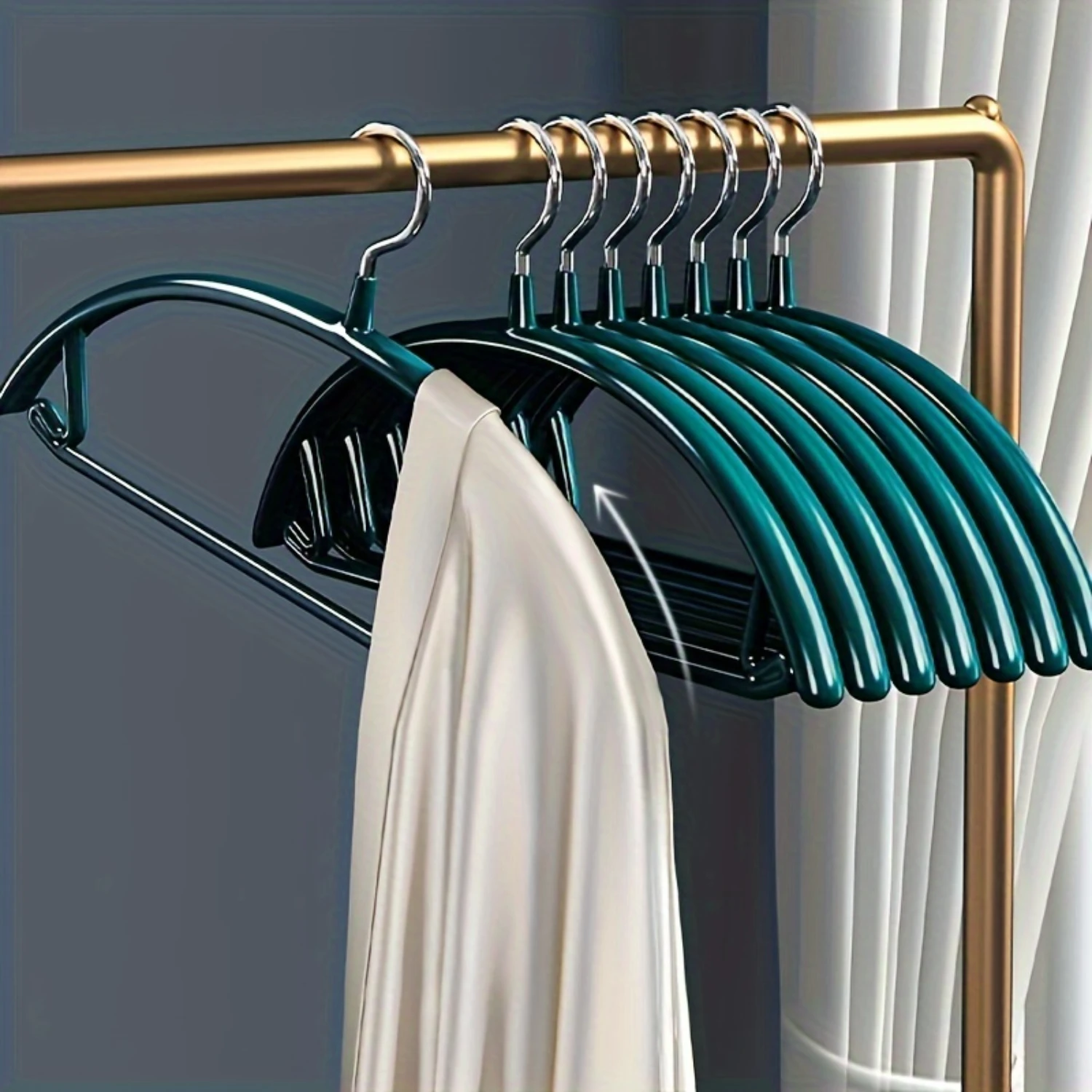 

10/20PAC Clinker Large Coat Hanger Clothes Organizer for Wardrobe, Closet, Bedroom, Balcony, Dormitory Hanger