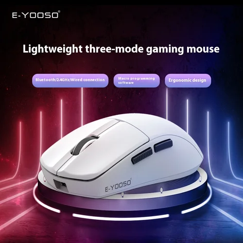 Imagen 2 del producto E-YOOSO X-44 Pro Ratón inalámbrico para juegos Pixart3395/3311 Nordic52850P E-Sport Chipset 50g Ligero 4000Hz Tasa de orolling