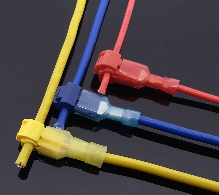 60-240Pcs Wire Cable Connectors Terminals Crimp Scotch Lock Quick Splice Electrical Car Audio 0.5-6.0mm 22-10AWG Kit Tool Set