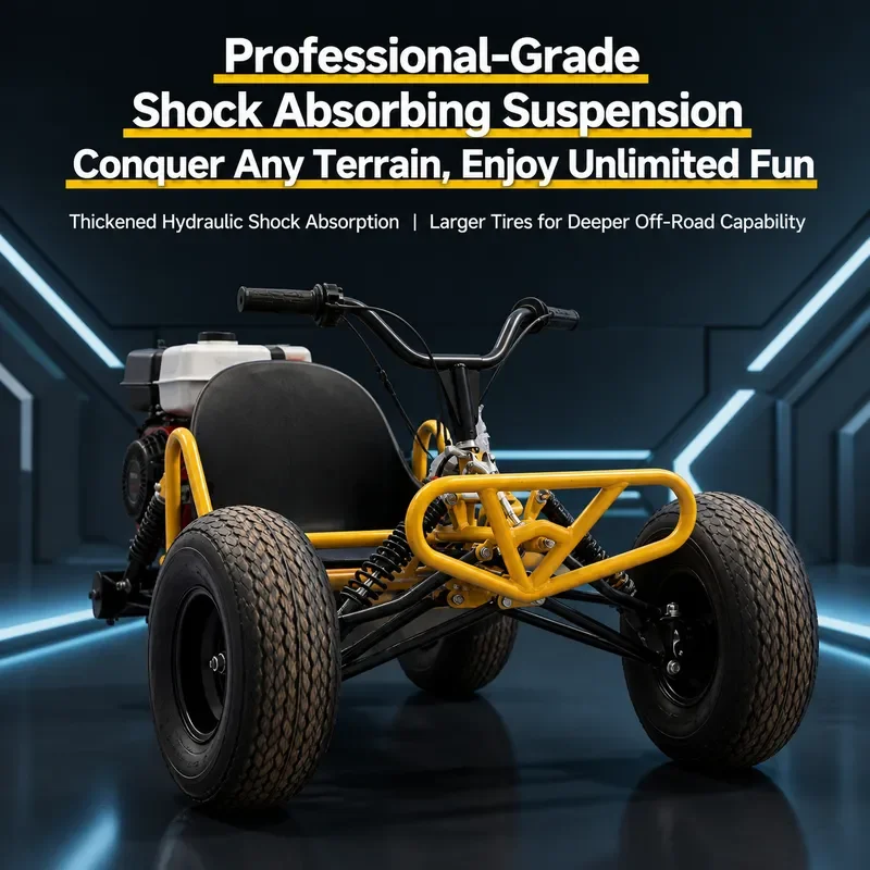 Four Stroke CVT Off Road Kart All Terrain Fuel Powered Adult Drift Car Mountain Outdoor Go Kart