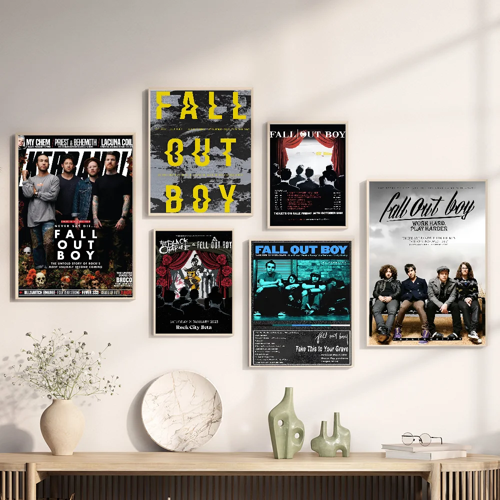 

Rock Band F-Fall O-Out Boy Good Quality Prints And Posters Whitepaper Prints Posters Artwork Wall Decor