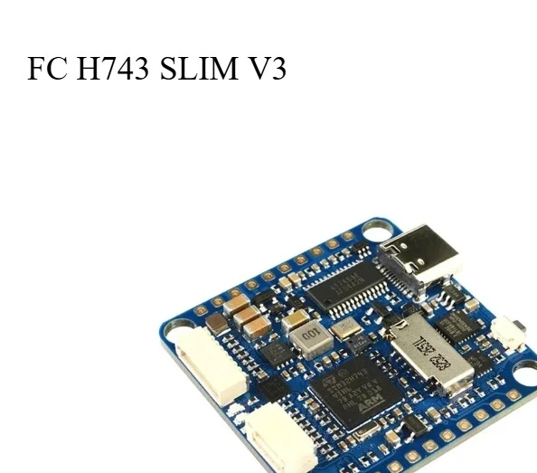 

1pcs/lot H743 SLIM V3 ICM42688P ICM20602 Dual IMU AT7456E OSD 2-8S F7 Flight Controller 30.5x30.5mm for FPV RC Drones