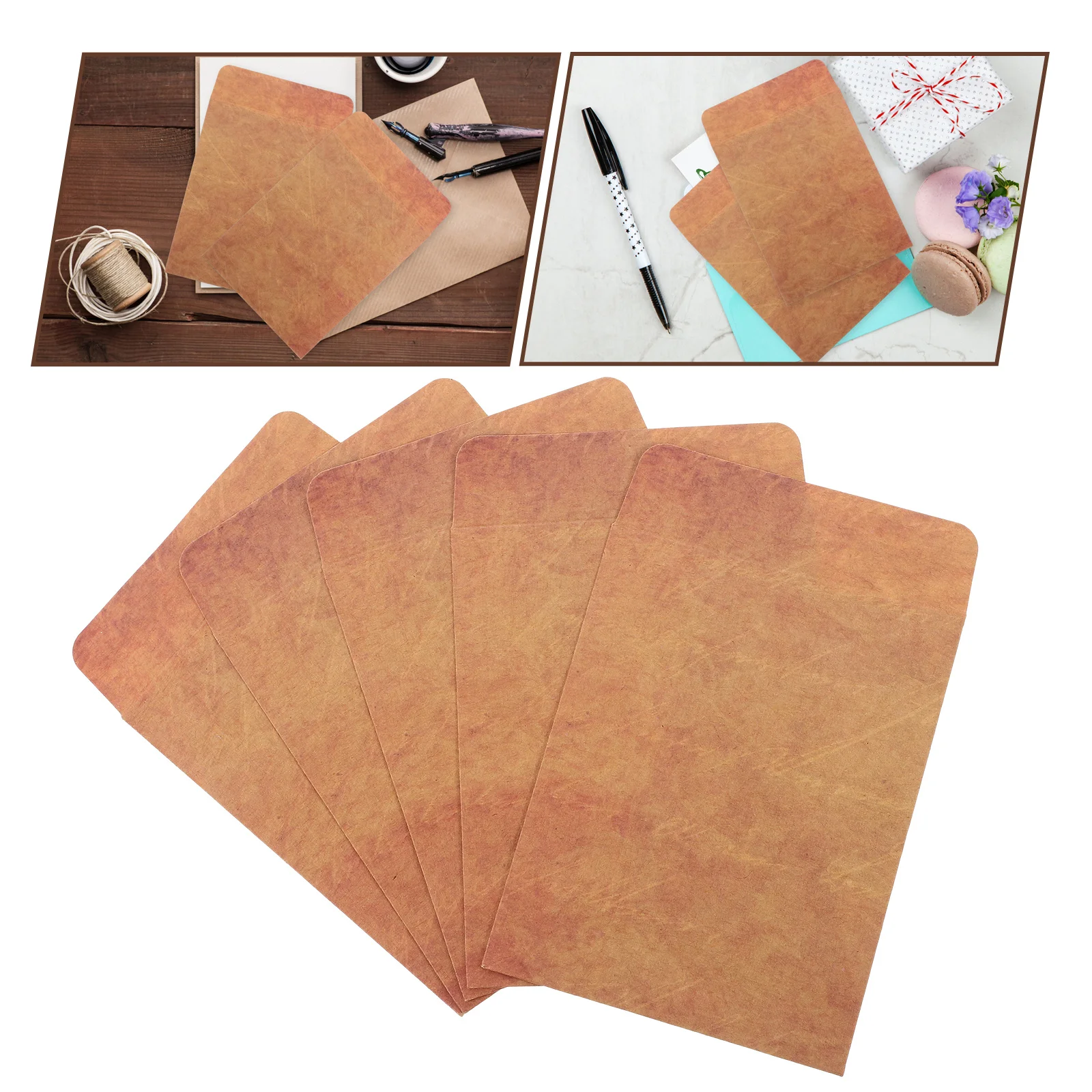 

50Pcs Vintage Kraft Paper Envelopes Small Storage Envelopes for Plant Vegetable Seeds Paper Envelope