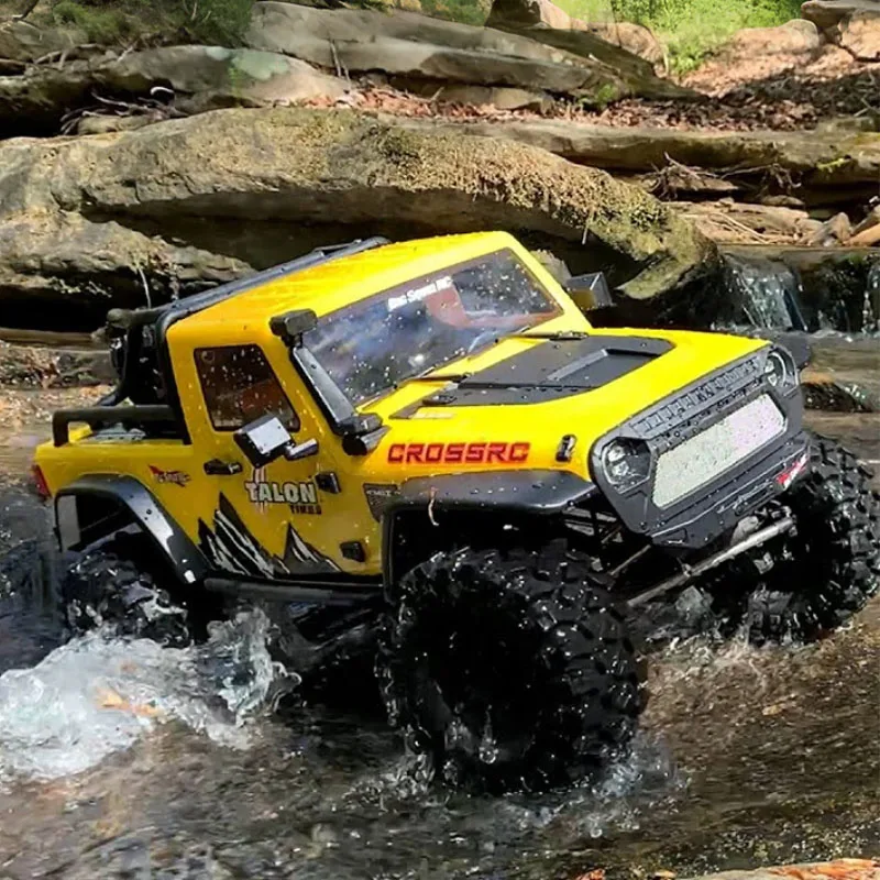 2.4GフルスケールリモートコントロールCrossrc Emo X Rhinoceros 1/8シミュレーション四輪駆動クライミングオフロード車RTRモデル