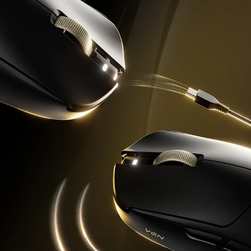 Vgn libélula f2 tri-mode paw3395/3950 8k e-sports série pro max/ultra + mouse sem fio gamer personalizado menor movemen mouse