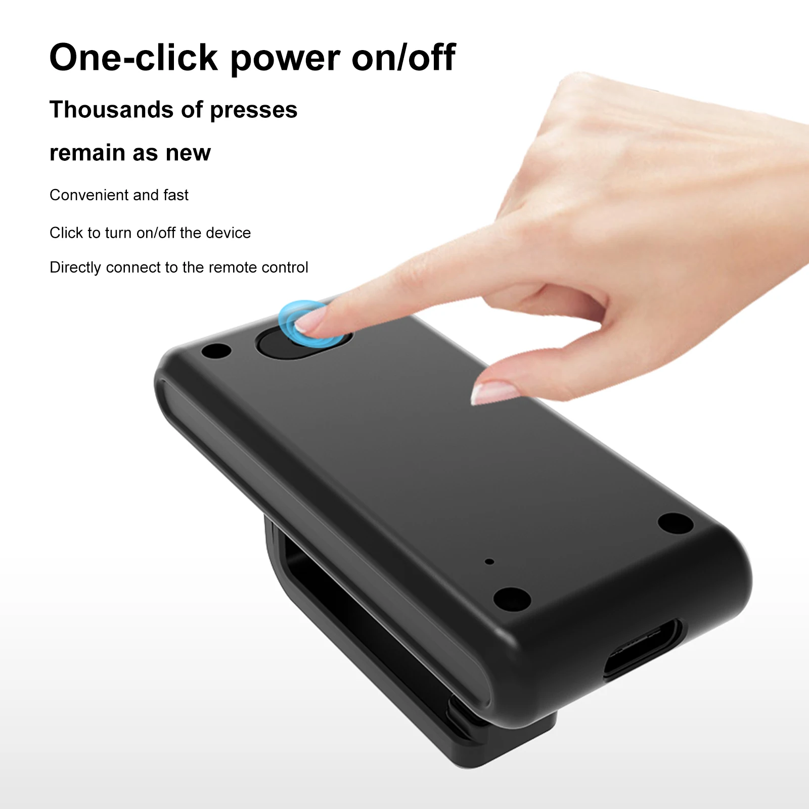 For Kindle Remote Page Turner Rechargeable 2-Iin-1 Page Clicker E-Book Photography Tool for iPad Tablets Reading Novels Taking