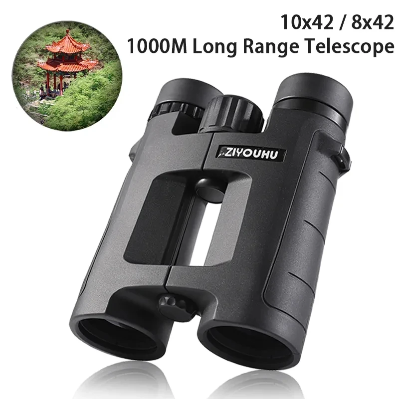 

New Binoculars BAK-4 Prism System Waterproof 10x42 High Magnification Remote HD Telescope Preferred For Hunting Positioning