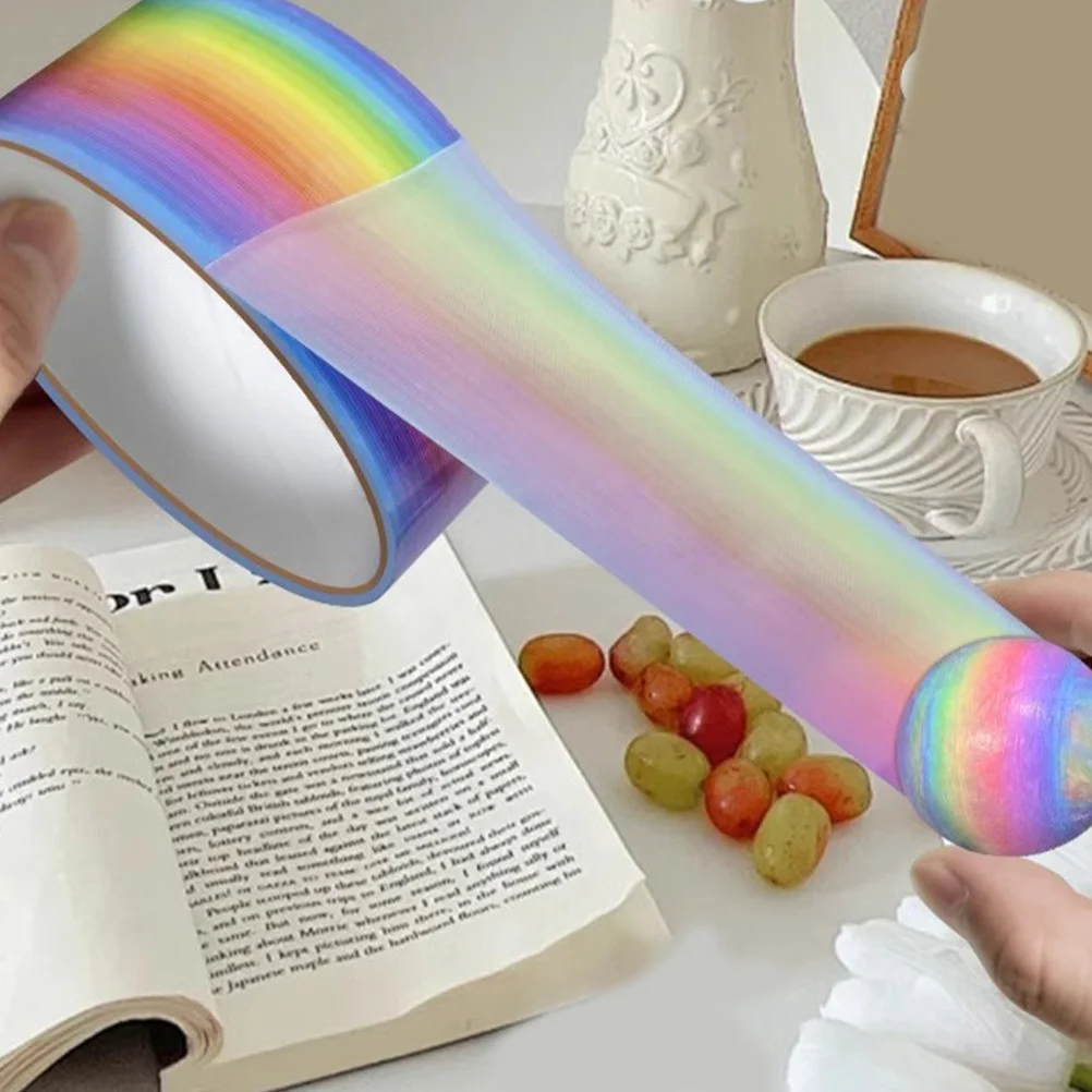 DIY الحرف 4 لفات الملونة لزجة الكرة الشريط ذاتية اللصق الألوان الزاهية التصاق دائم تصميم المحمولة للمشروعات الإبداعية #4