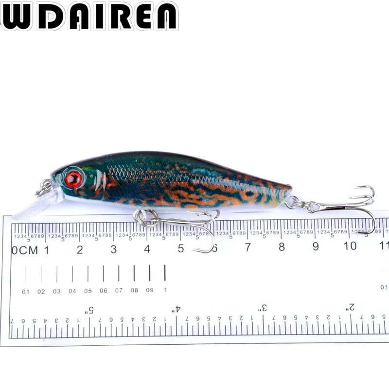 1 buah umpan pancing 8.5cm 8.7g umpan ikan kecil Wobbler Jepang buatan umpan berenang keras umpan Crankbait 6 # kait ikan mas