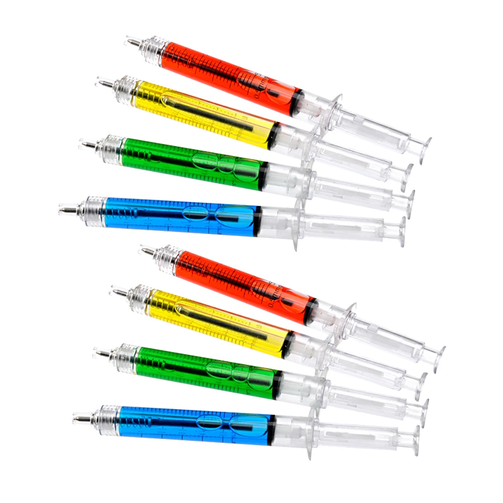 

24pcs Needle Syringe Ballpoint Pen Creative Injection Pen For School Office Supplies Slim Lightweight Writing Tool