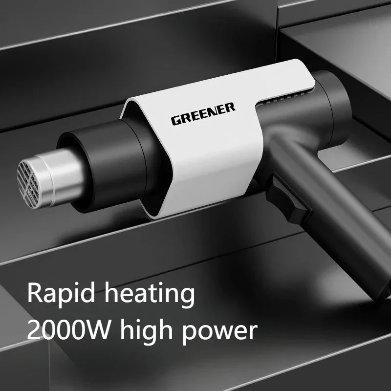 220V 2000W Industrial Hair Dryer Heat Gun Hot Air Gun Air Dryer for Soldering Thermal Blower Soldering Station Shrink Wrapping