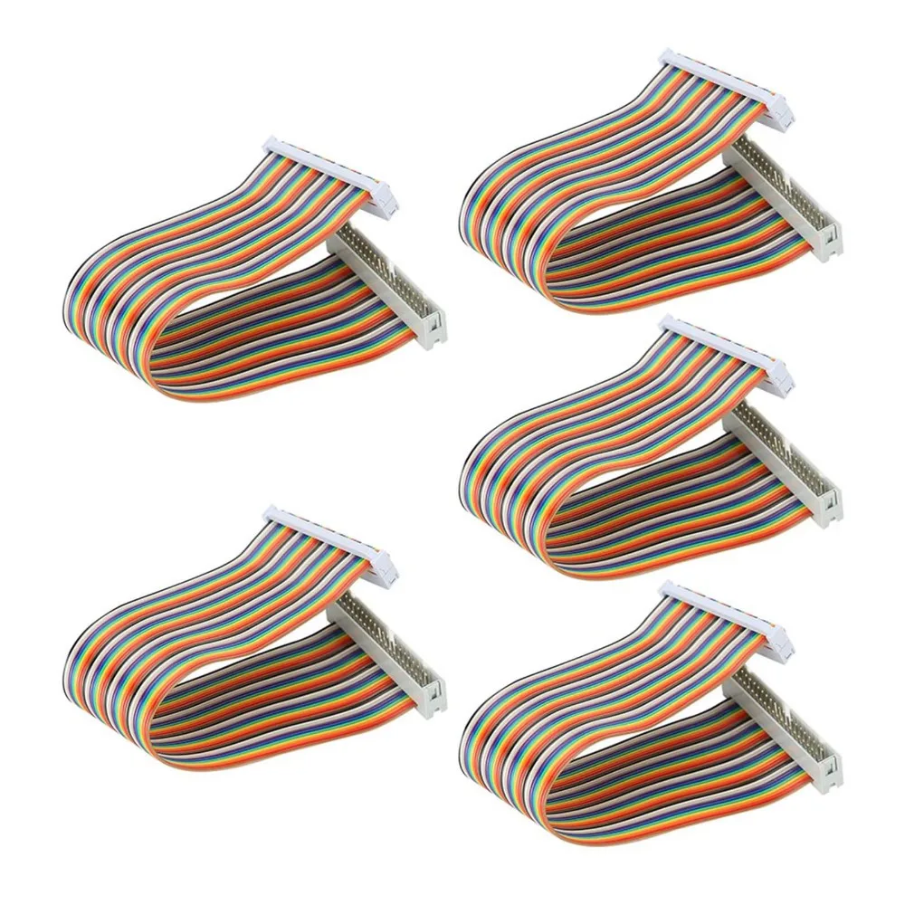 practical 40-Pin GPIO Cable Male to Female 20cm Jumper Ribbon Cables Extension Cable for Raspberry Pi