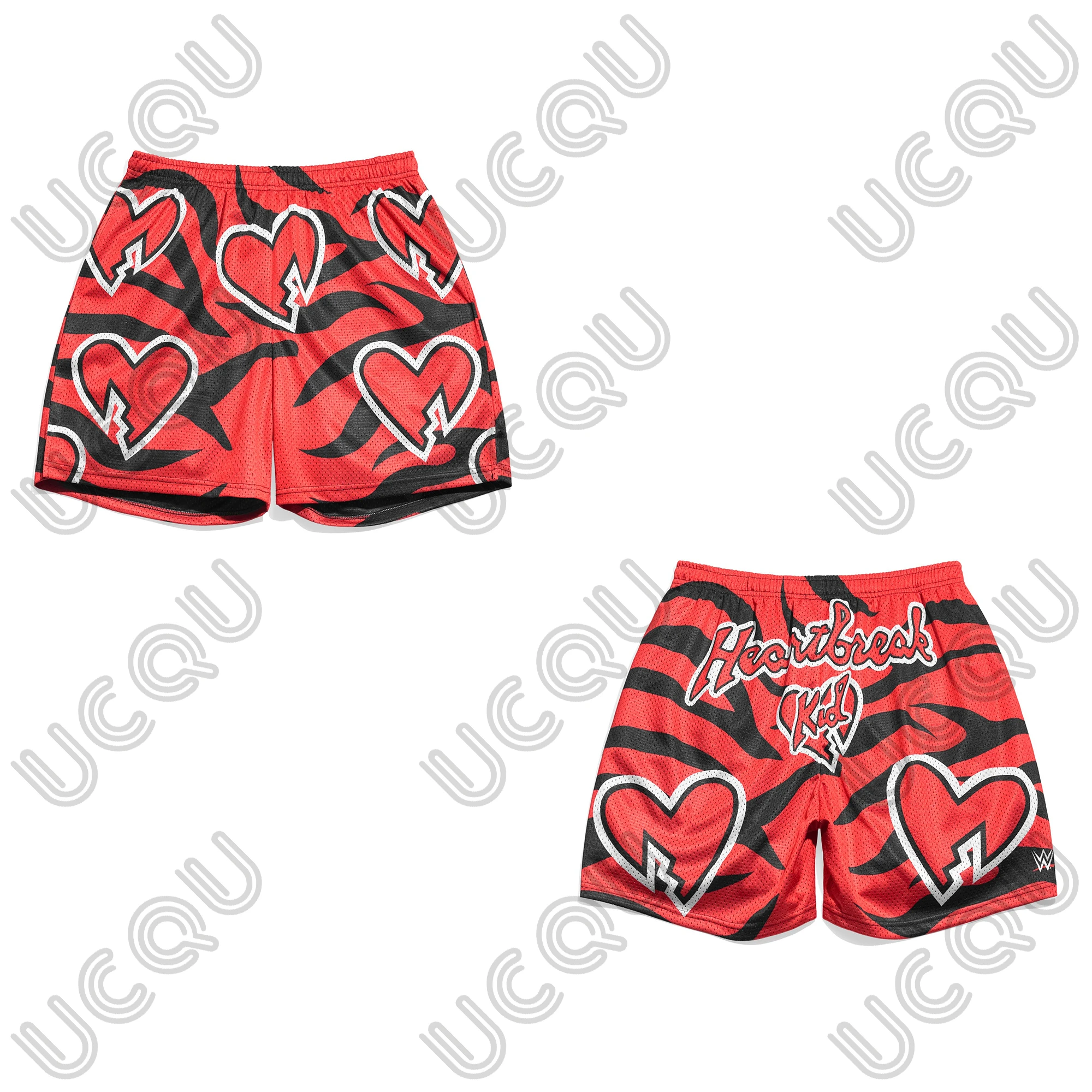 

2026 New Men Shawn Michaels HBK RAW '96 Retro Shorts Fashion Casual Shorts High Street Trend Sports Fitness Training Clothing