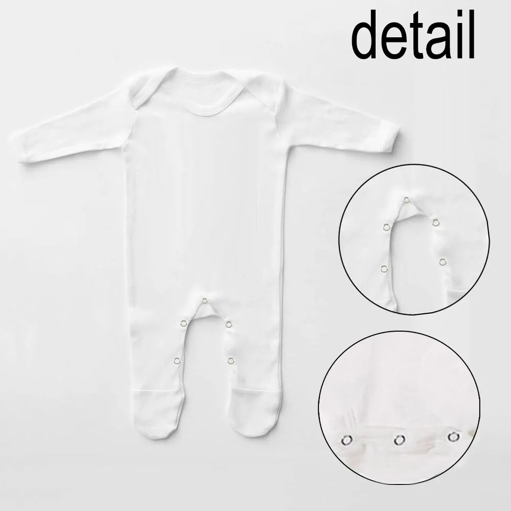 Combinaison de nuit imprimée de Noël pour bébé Babygrow, barboteuse à manches longues pour bébé, costume de batterie pour nouveau-né, tenue