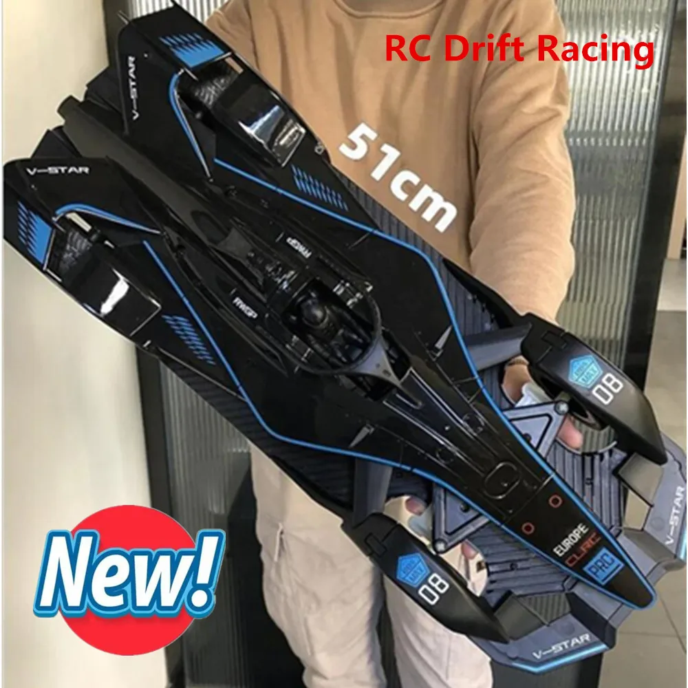 

51CM Large Size Remote Control Drift Racing Electric Children's Toy Cars Drift Cars Rubber Tyre Car Toys For Boys Birthday Gift