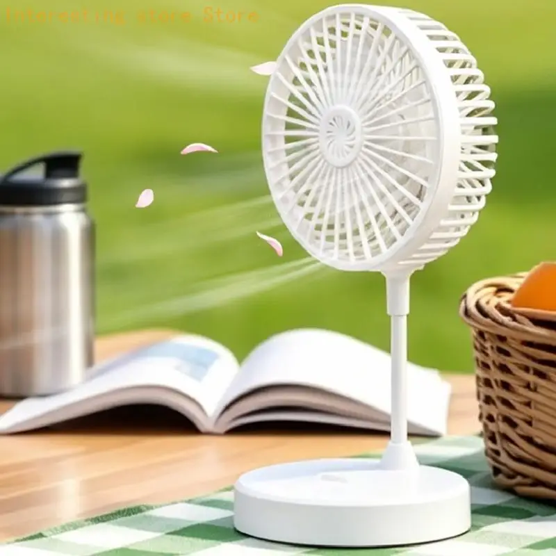 Practical Small Area Circulation Fan 1 Speed Control 14.5cm Diameter Blade For Computer Desk Nightstand 55KC