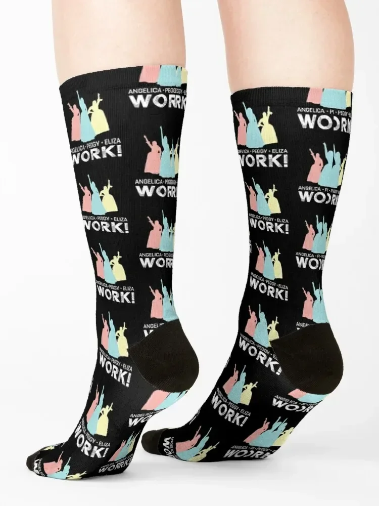 Angelica, Eliza And Peggy Work - Schuyler Sisters Socks luxury basketball Boy Child Socks Women's