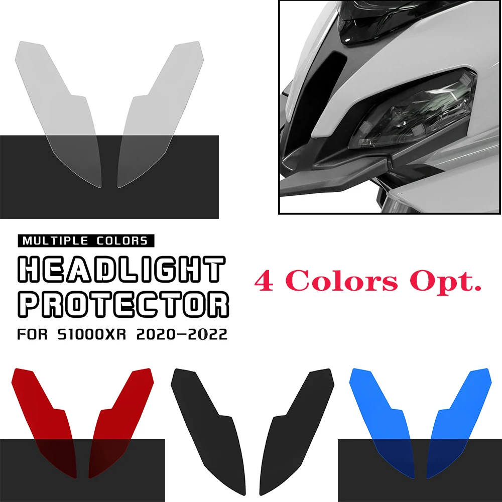 For BMW S1000XR S1000 XR S 1000 XR 2020-2023 Motorcycle Accessories Headlight Grille Guard Cover Protector Screen Shield Lens