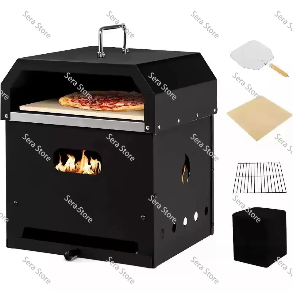 Outdoor American Grill Pizza Oven 12 Inch Wood Fired Grill outdoor portable charcoal barbecue grill