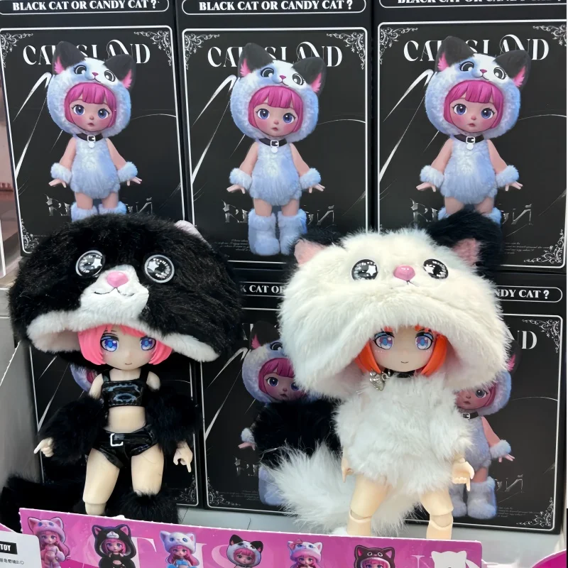 

2025 Hot 1/16 In Stock Byidi Cat Island Series Bjd Blind Box Toys Cute Action Anime Figure Kawaii Model Mystery Box Decor Gifts