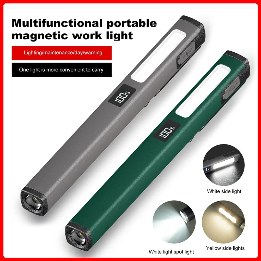 

LED+SMD Mini Nursing Flashlight with Pen Clip Work Inspection Flashlight 400mAh Medical Pen Pupil Lamp 150LM for Nursing Student